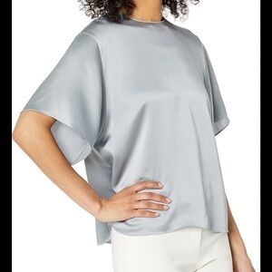 Vince Silk Blue Shirt